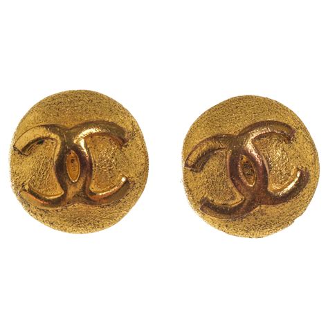 Chanel Logo Earrings for sale 